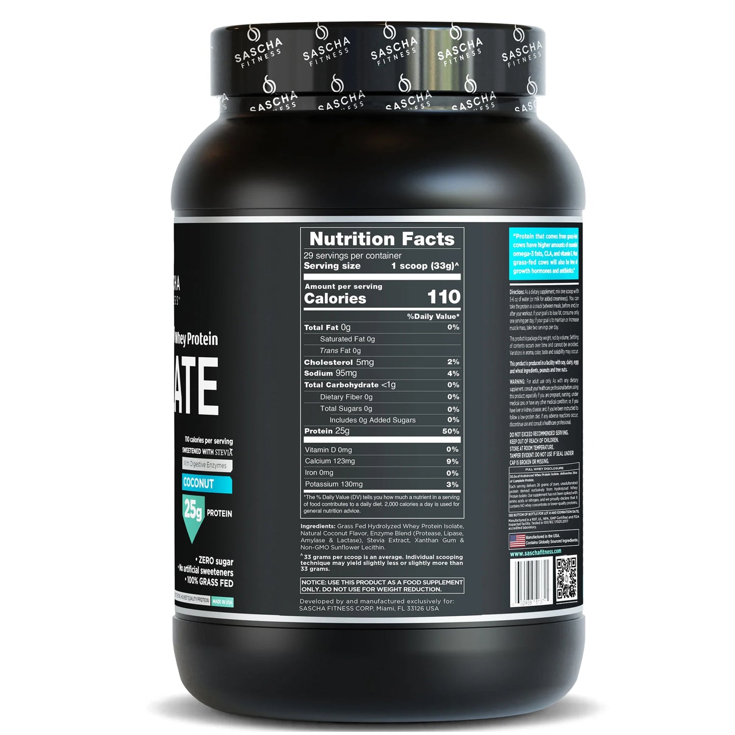 HYDROLYZED Whey Protein ISOLATE COCONUT