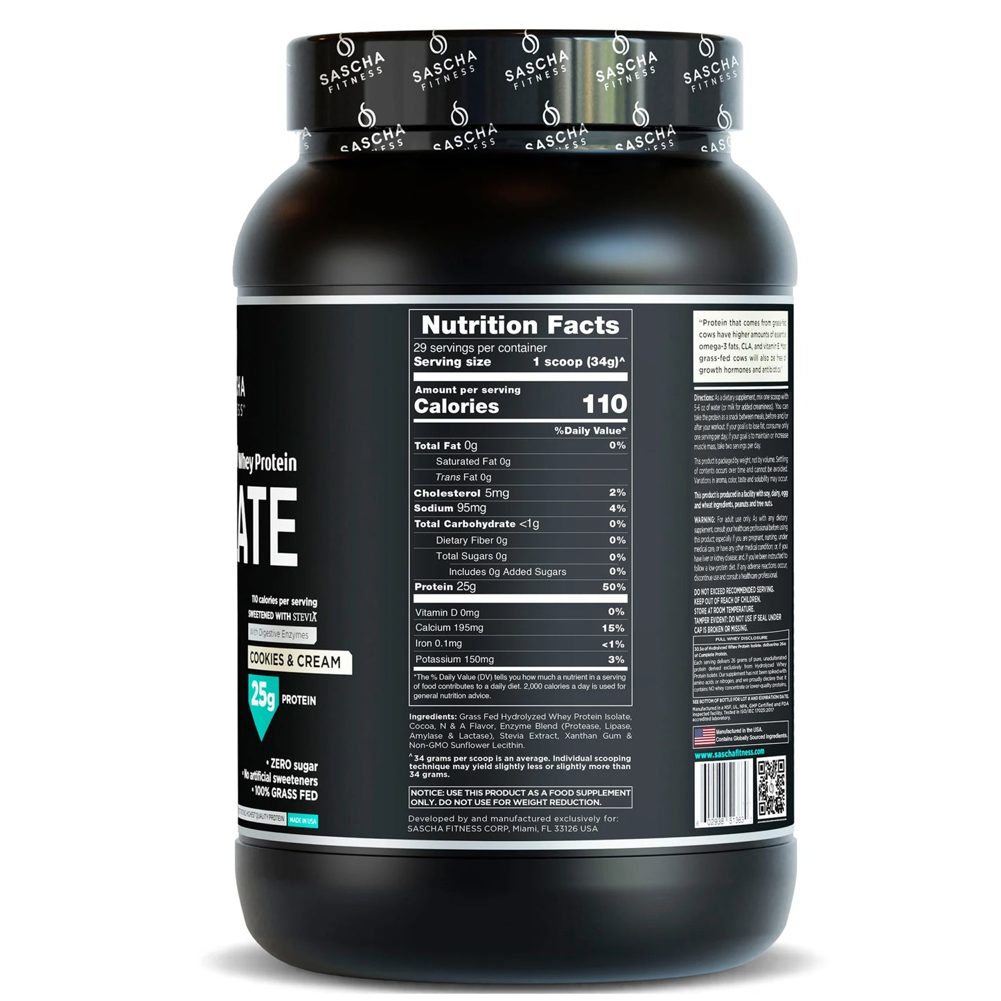 HYDROLYZED Whey Protein ISOLATE COOKIES & CREAM