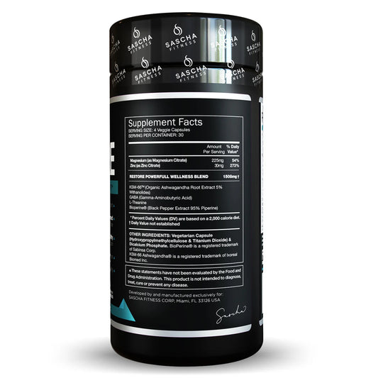 RESTORE el apoyo nocturno del cortisol