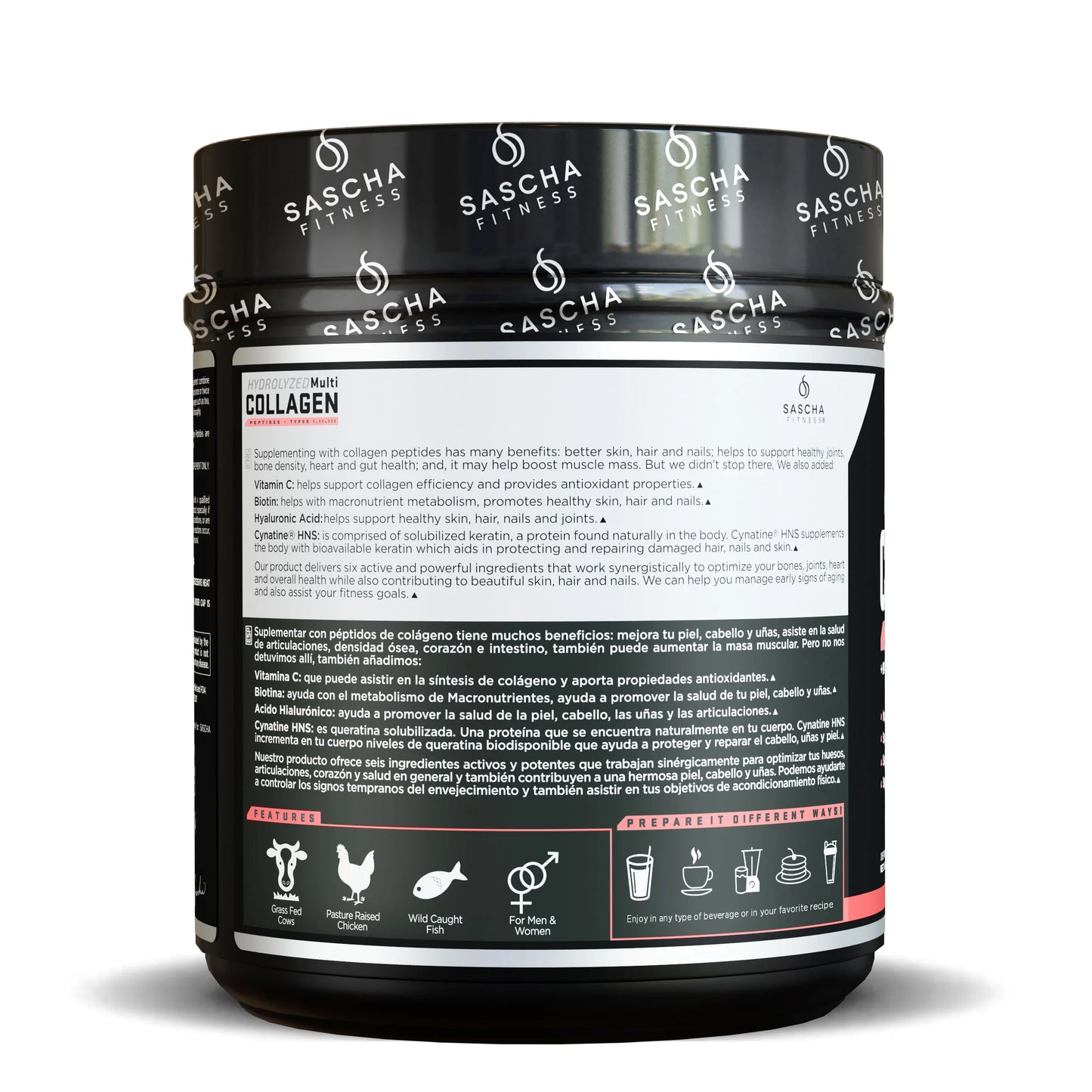 HYDROLYZED Multi COLLAGEN STRAWBERRY LEMONADE