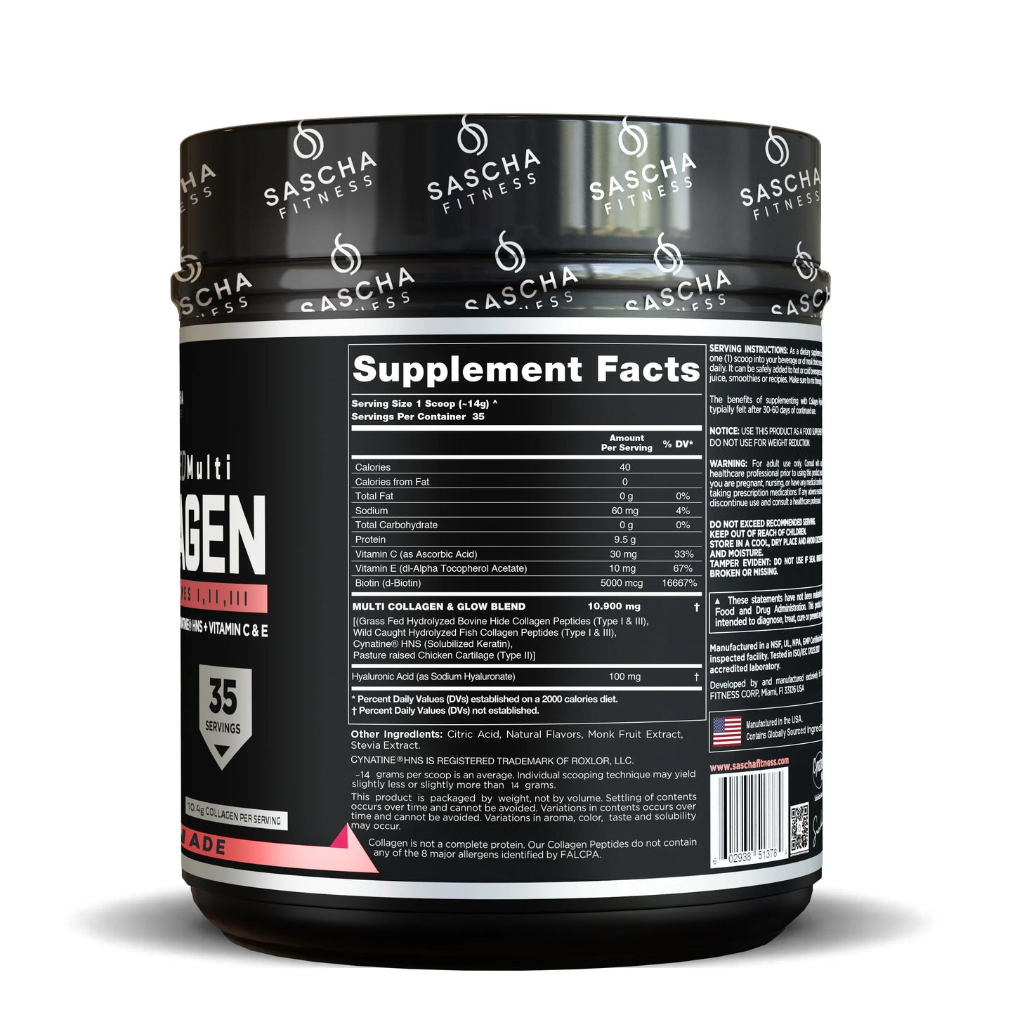 HYDROLYZED Multi COLLAGEN STRAWBERRY LEMONADE