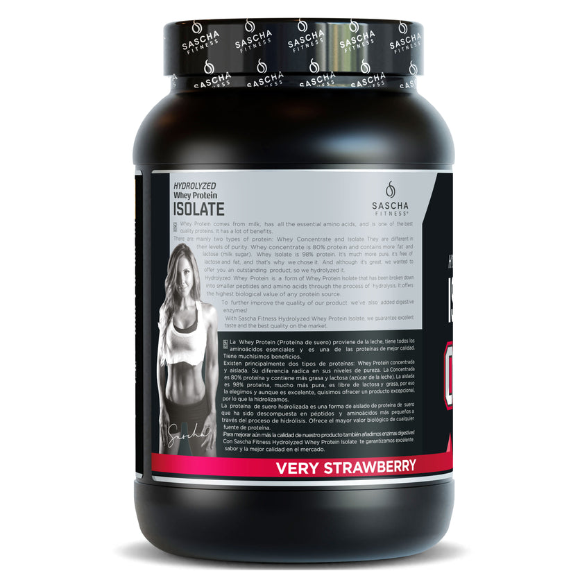 HYDROLYZED Whey Protein ISOLATE STRAWBERRY
