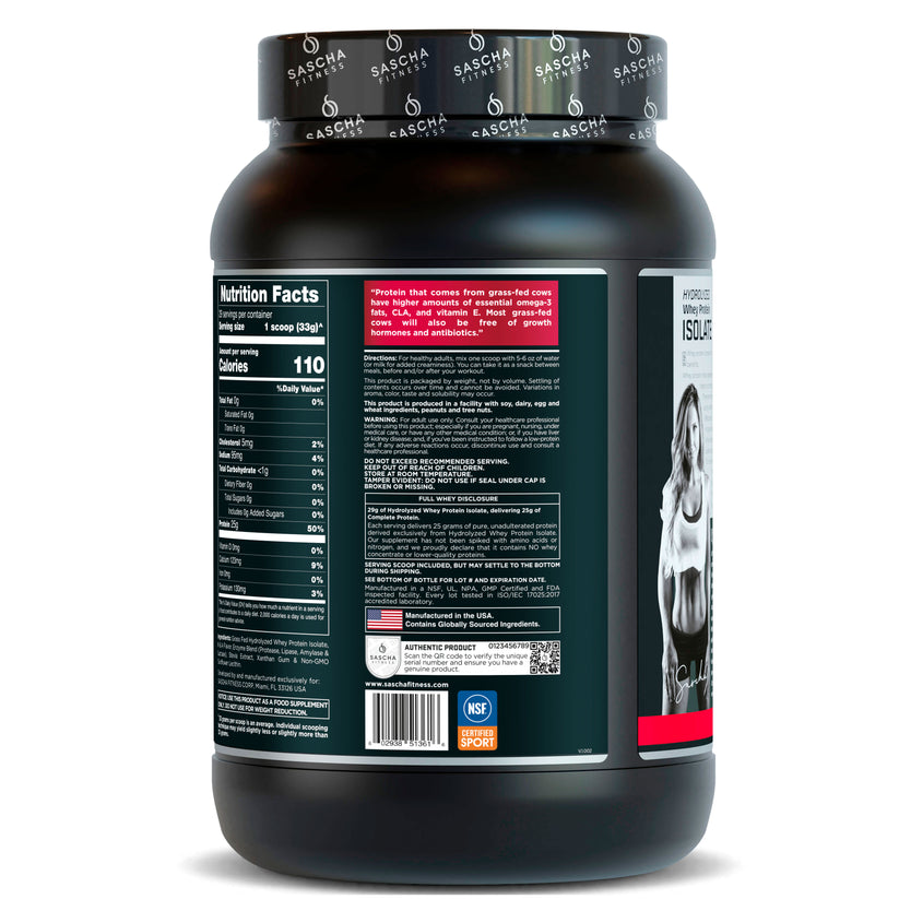 HYDROLYZED Whey Protein ISOLATE STRAWBERRY