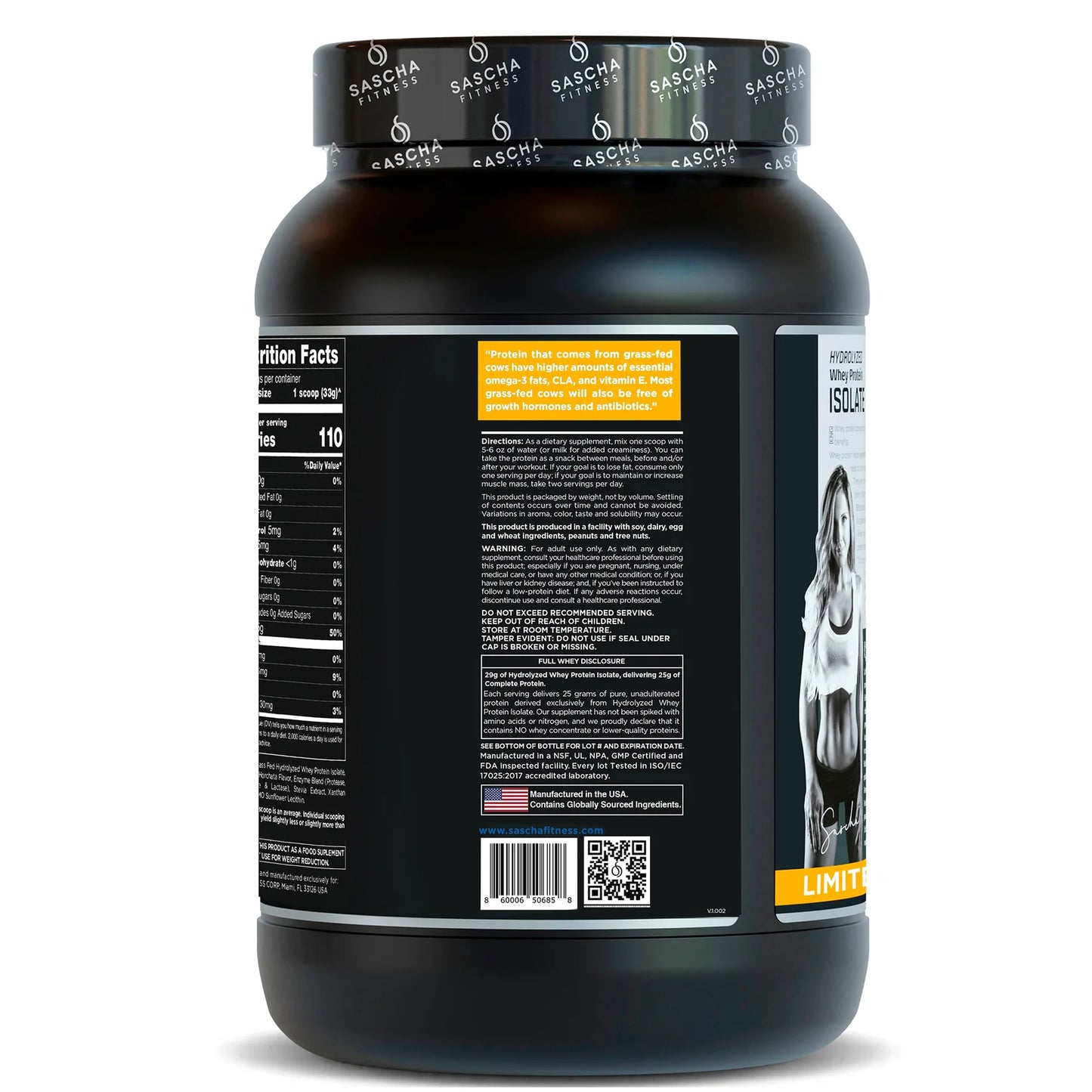 HYDROLYZED Whey Protein ISOLATE VANILLA HORCHATA