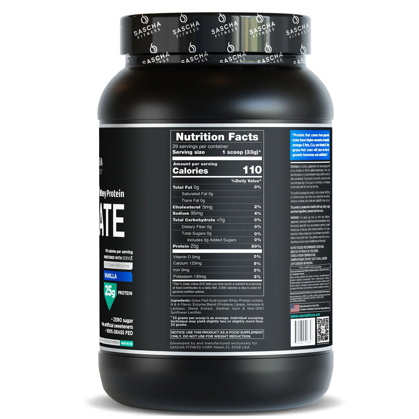 HYDROLYZED Whey Protein ISOLATE VANILLA