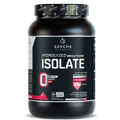 HYDROLYZED Whey Protein ISOLATE STRAWBERRY