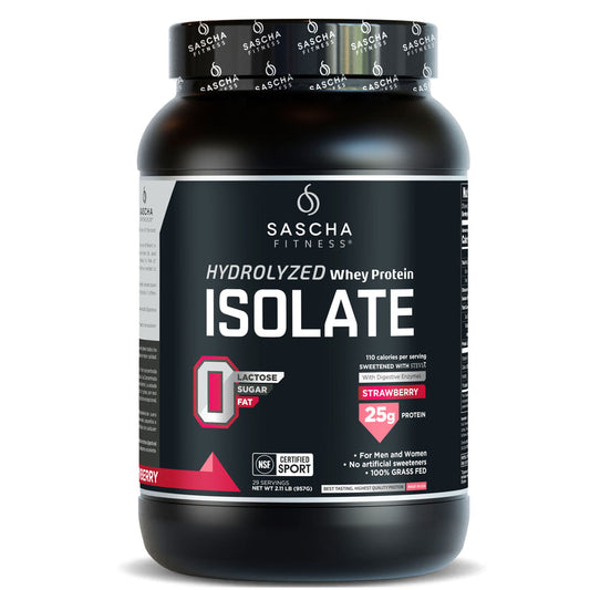HYDROLYZED Whey Protein ISOLATE STRAWBERRY