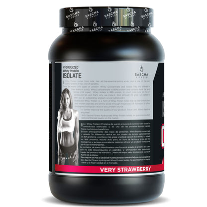 HYDROLYZED Whey Protein ISOLATE STRAWBERRY